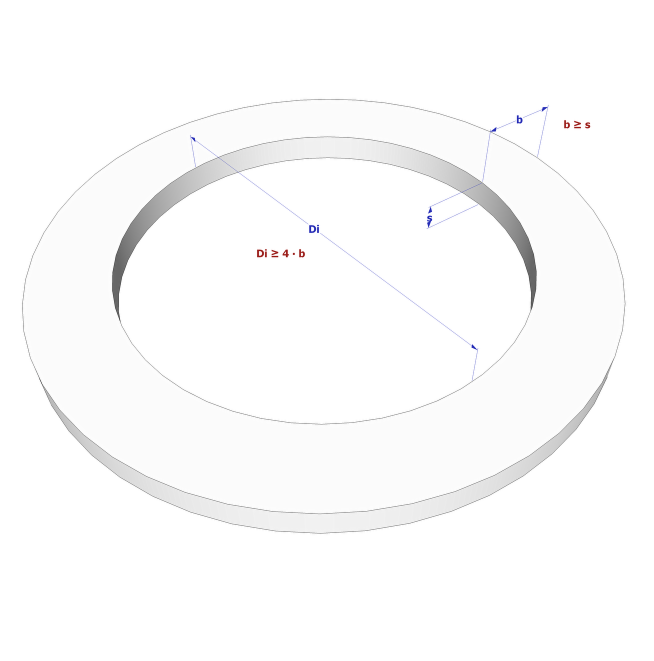 Flat ring
