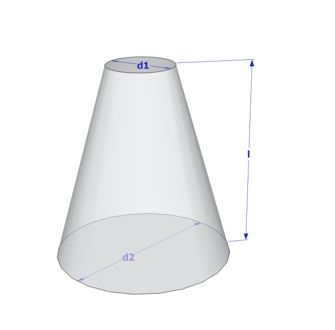 Truncated cone